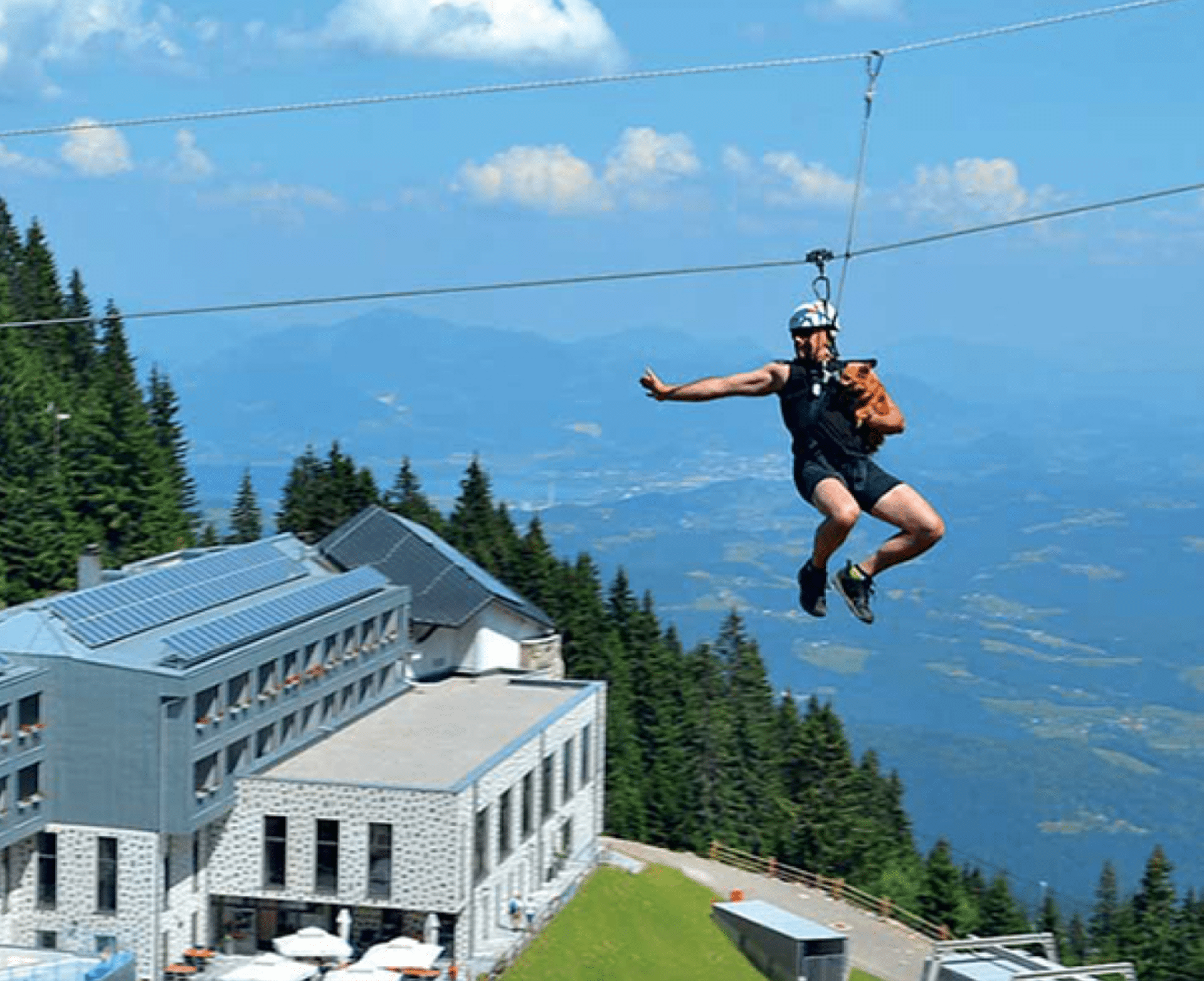 Zipline coaster